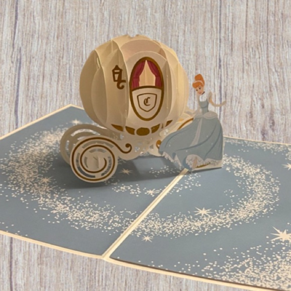 Lovepop Disney's Cinderella Card, 3D Card Pop Up, Birthday Card, Greeting Card